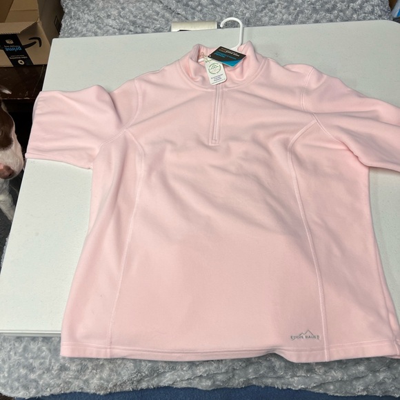 New Eddie Bauer Sport Quarter Zip Fleece - Picture 1 of 6